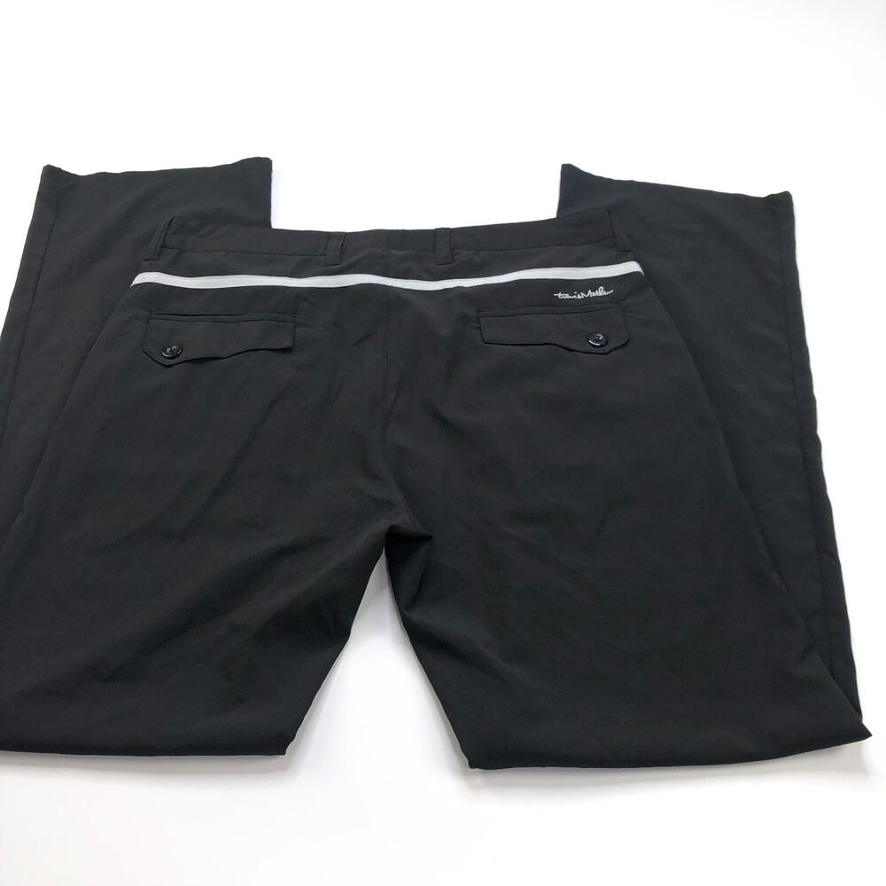 Travis Mathew 36 (Fits 37W 33.5L) Mens Golf Slacks Chino Pants Black